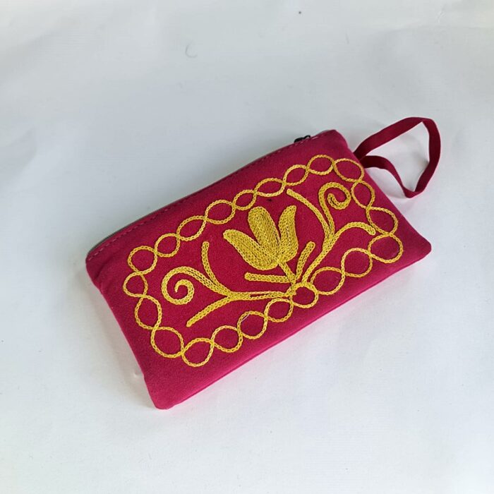 Pink Aari Pouch