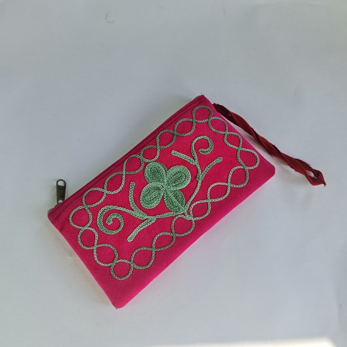 Pink Aari Pouch