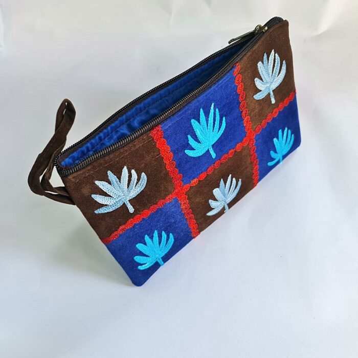 Brown Blue Pouch - Image 2