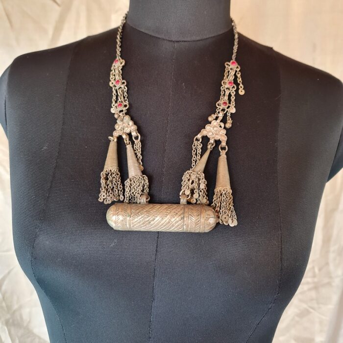 Yawun Antique Kashmiri Handmade Kashmiri Necklace - Image 2