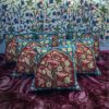 6 Pc Set of Tree of Life Handmade Chaintsitch Cushion Covers