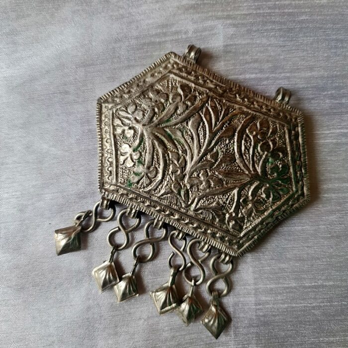 Kalaroos Vintage Kashmiri Handmade Pendant - Image 2