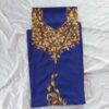 Dark Blue Summer Cool Aari Work 2Pc Suit