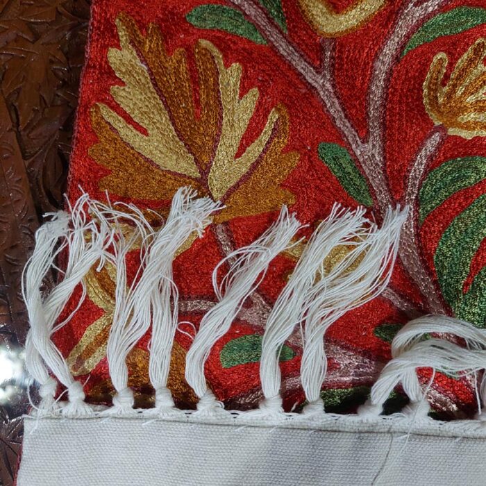 4×1 Wazul Chainstitch Silk Handmade Runner - Image 3