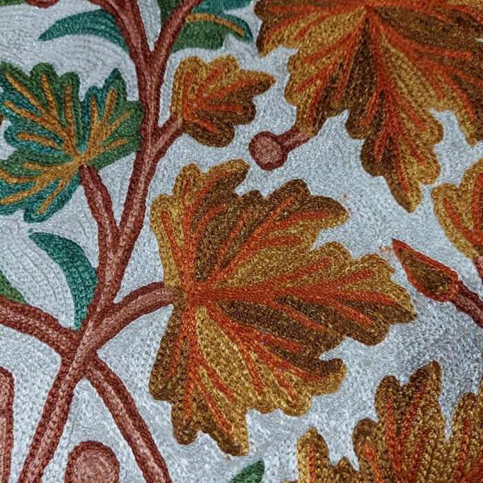 5×1 Chinari Chainstitch Silk Handmade Runner - Image 3