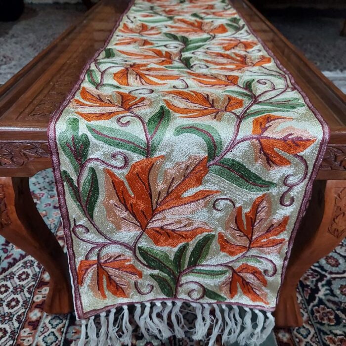 6×1 Harud Chainstitch Silk Handmade Runner