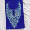 Blue Crush Cotton Aari Work 2Pc Suit