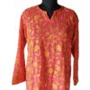 Dark Pink Georgette Aari Kurti