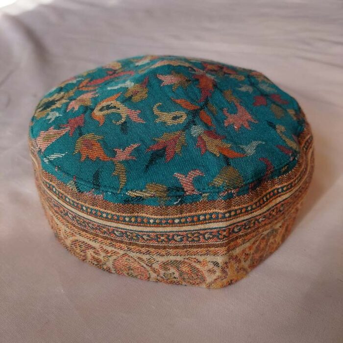 Ferozi Blue Kani Cap - Image 2