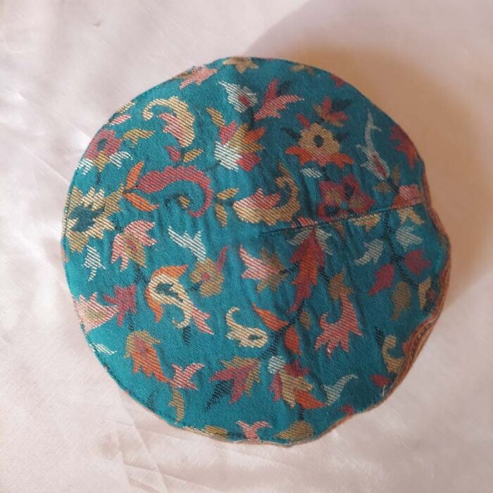 Ferozi Blue Kani Cap - Image 3