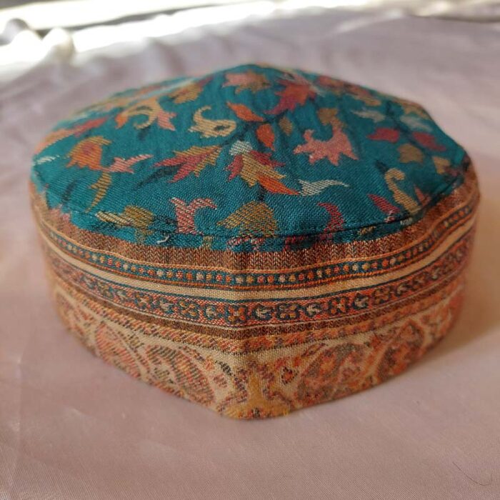 Ferozi Blue Kani Cap
