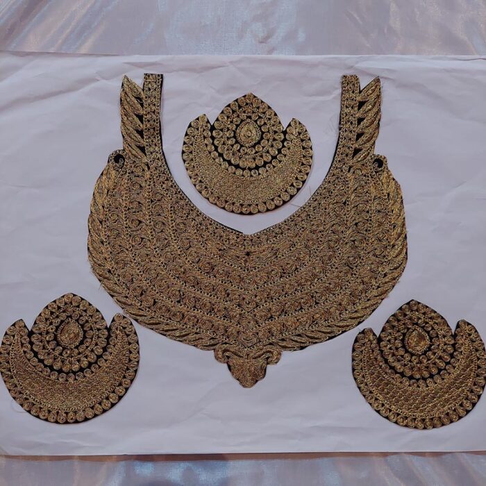 Beautiful Golden Tilla Patch