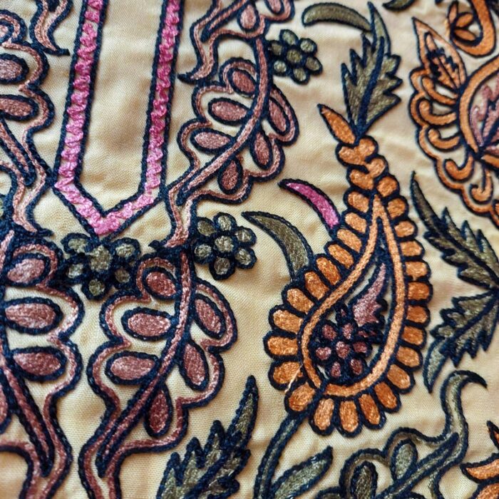 Yellow Kashmiri Summer Suit - Image 3