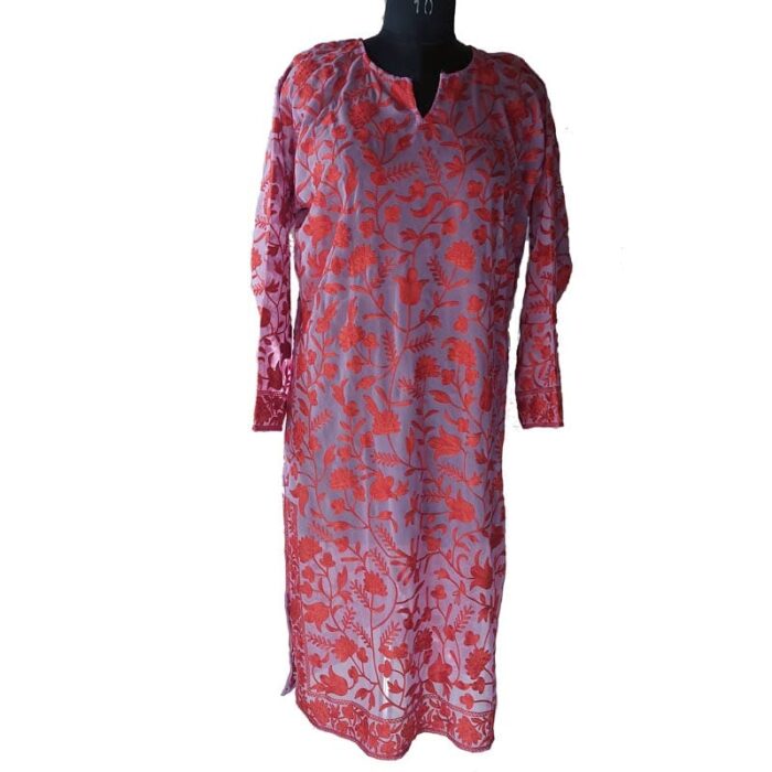 Aari Emroidered Georgette Kurta - Image 2
