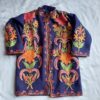 Dark Blue Aari Work Kids Coat (L 20)