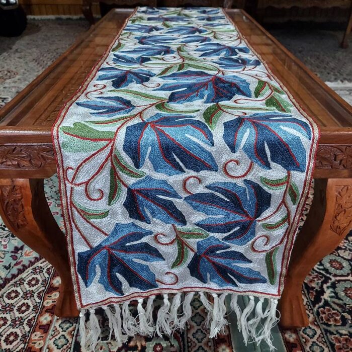 6×1 Nyul Chinari Chainstitch Silk Handmade Runner