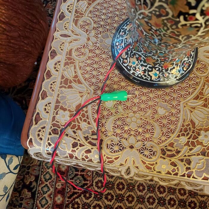 Paper-Mache Table Lamp - Image 3