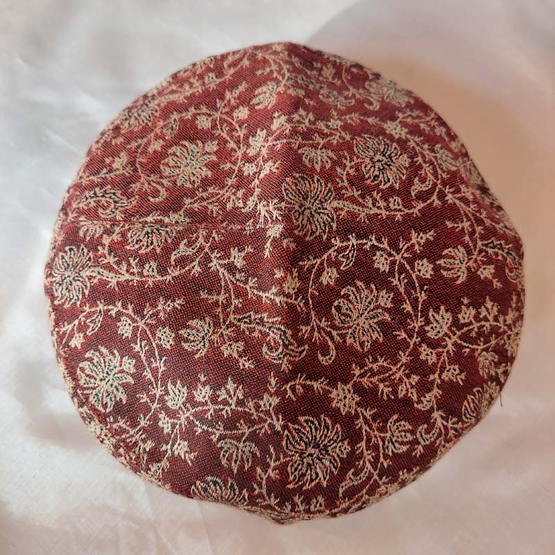 Maroon Kani Cap - Image 2