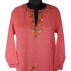 Pink Summer Cool Kurta with Fine Aari Work