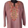 Purple Summer Cool Kurta with Fine Aari Work