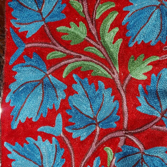 4×1 Aabi Chinar Chainstitch Silk Handmade Runner - Image 2