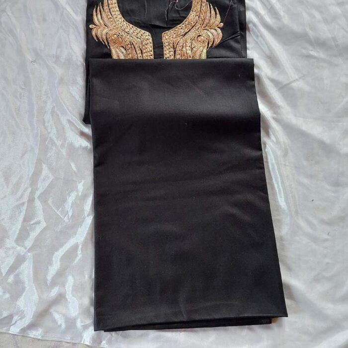 Black Rubby Cotton Tilla Work 2Pc Suit - Image 2