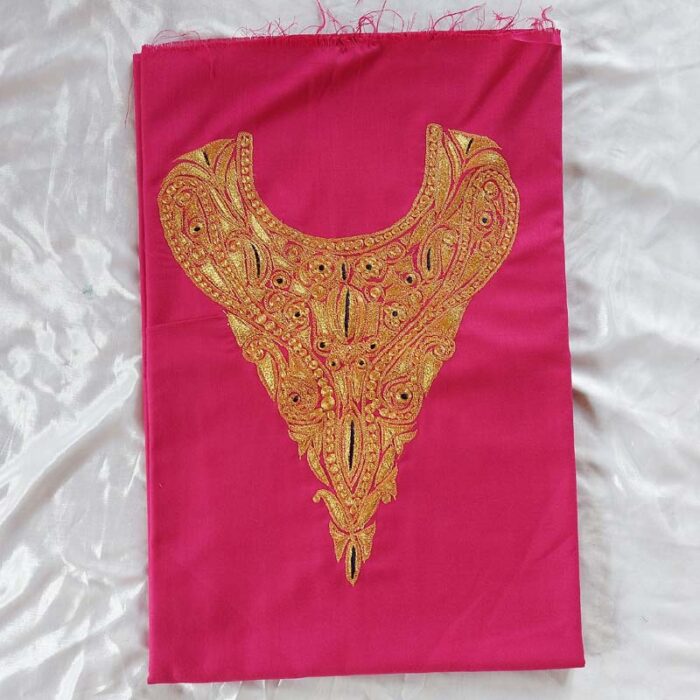 Pink Ruby Cotton Tilla Work 2Pc Suit
