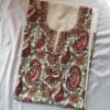 White Summer Cool Floral Aari Suit