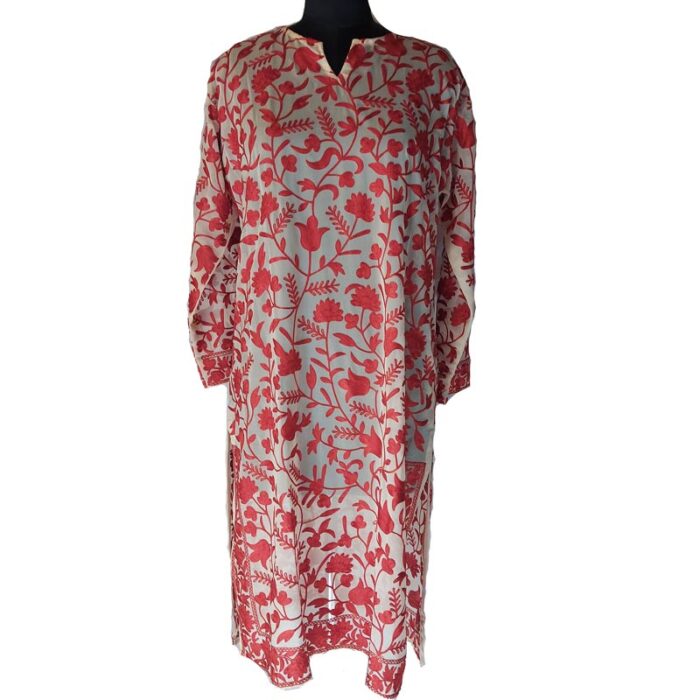 Beautiful Aari Embroidered Georgette Kurta - Image 2