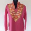 Pink Kashmiri Aari Kurta