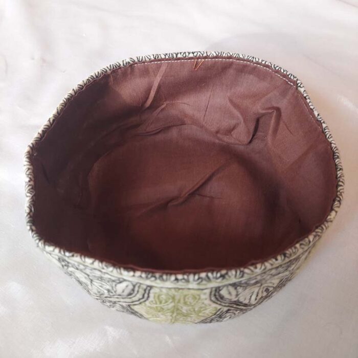 Light Color Pashmina Hand Sozni Cap - Image 5