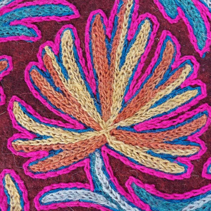 Handmade Runner Namda Aari Embroidered 2x6 - Image 5