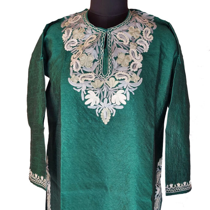 Green Silk Summer Kurti