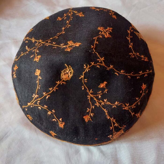 Black Toosha Sozni Cap - Image 2