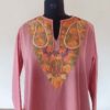 Pink Summer Kashmiri Aari Kurta