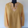 Yellow Summer Cool Aari Kurta