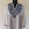 White Summer Cool Aari Kurta