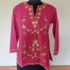 Maroon Summer Cool Short Kurta