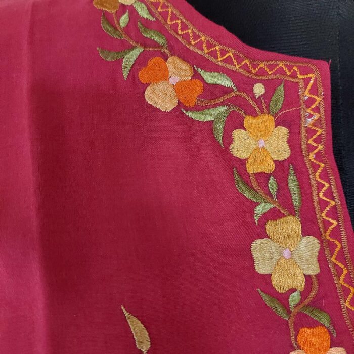 Maroon Summer Cool Short Kurta - Image 2