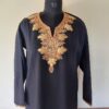 Black Chinari Summer Cool Golden Tilla Kurta