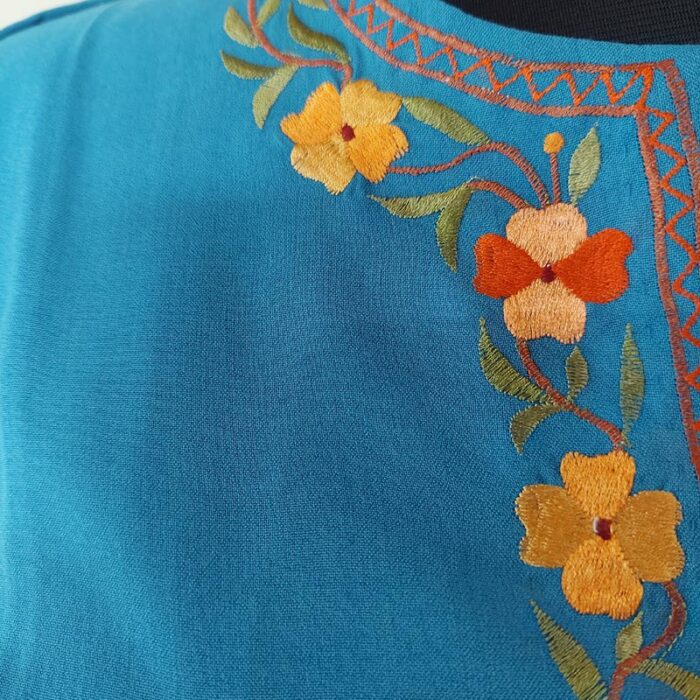 Blue Summer Cool Short Kurta - Image 2