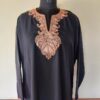 Black Summer Cool Bronze Tilla Work Kurta