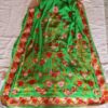 Green Georgette Kashmiri Aari Saree