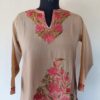 Light Mustard Summer Cool Aari Kurta Top