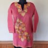 Pink Summer Cool Short Aari Kurta