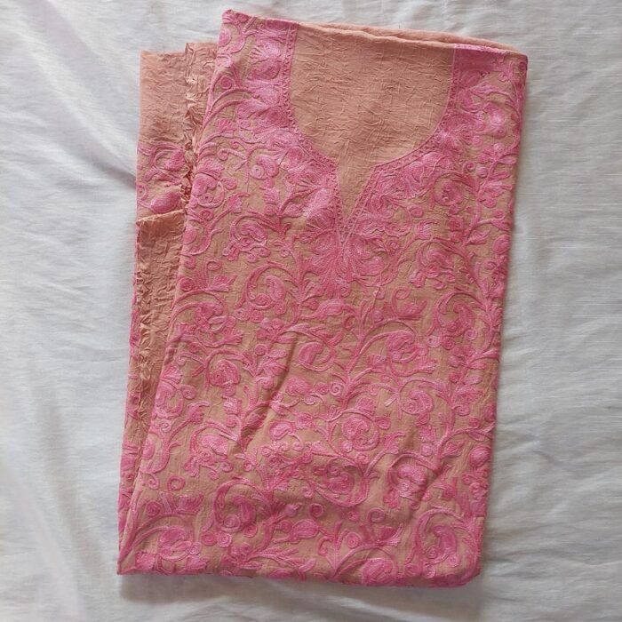 Crush Cotton Aari Work 2Pc Suit