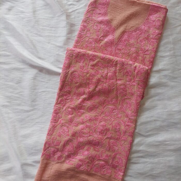 Crush Cotton Aari Work 2Pc Suit - Image 3