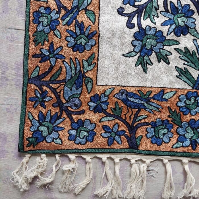 4x2.5 Tree of Life Silk Embroidered Wall Hanging - Image 3