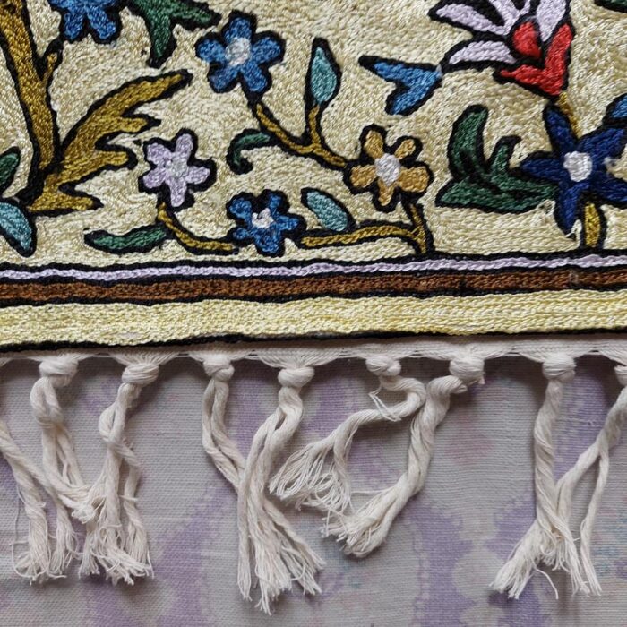 Kashmiri Islamic Prayer Rug - Muslim Janamaz - Image 2