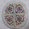 Char Khane Handmade Wool Namda Rug 3x3ft